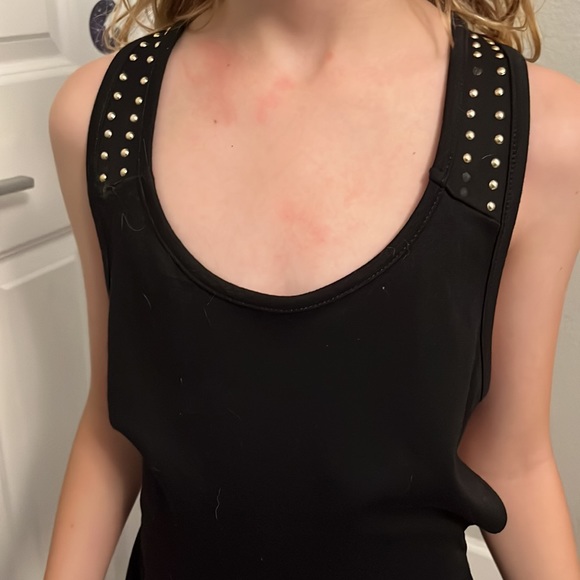 VALENTINE CUT OUT STUDDED 👗 DRESS SZ.SMALL - Picture 5 of 12